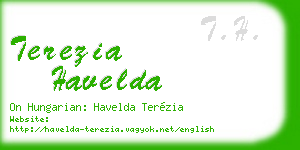 terezia havelda business card